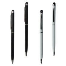 Cheap price promotional customized logo metal slim pen smart stylus pen